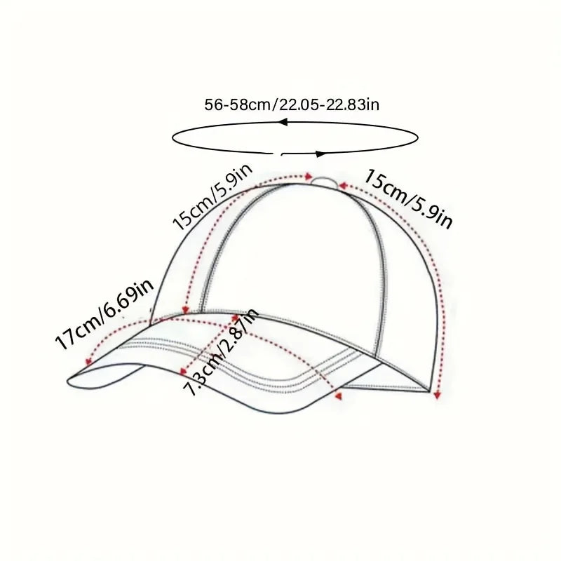 1pc Propeller Baseball Caps Adjustable Personalized Outdoor Casual Skull Cap Spring Autumn Travel Sunscreen Hat for daliywear
