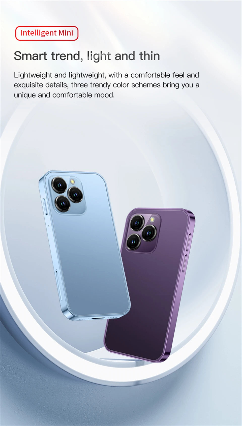 SOYES XS16 Americas Version 4G Network 3.0" Mini Smartphone 3GB RAM 64GB ROM Android 10.0 WIFI Bluetooth GPS Small Phone