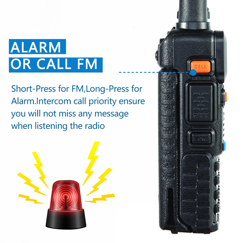 2PCS Baofeng UV 5R 5W 8W Walkie Talkie Portable Ham CB Radio Dual Band VHF UHF FM Transceiver Two Way Radio UV82 S9 K5 Plus