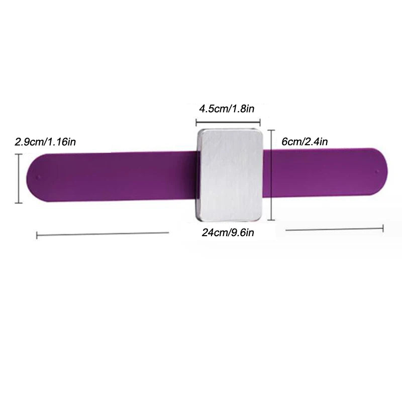 Magnetic silicone wristband Sewing Pincushion hairpin Bracelet Beauty tool for sewing needle hairpin