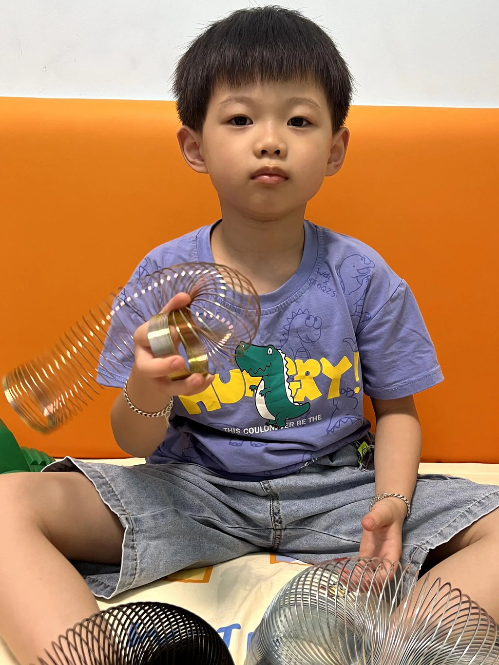Metal Rainbow Circle Funny Classic Wave Circle Multi Size Multi Color Children Gift Kids Funny Springs