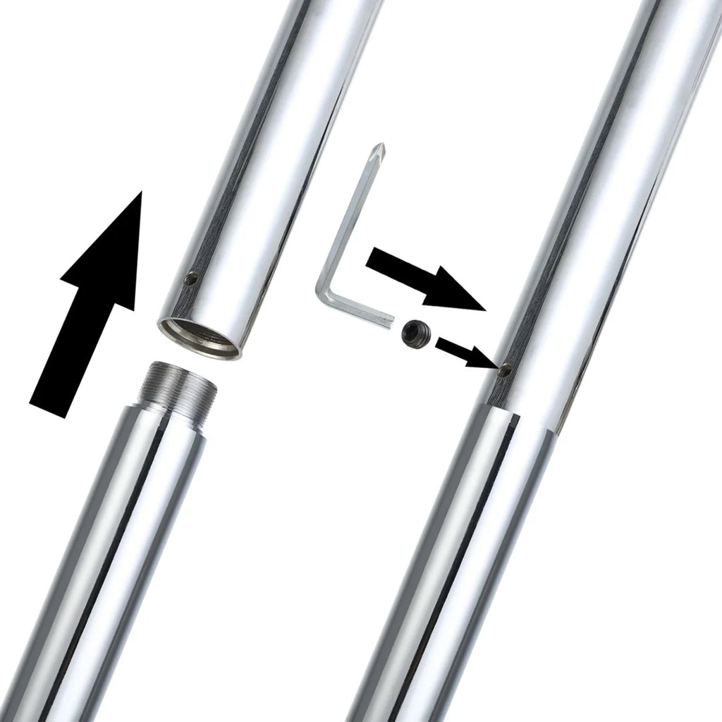 2m Aerial Flying Dance Pole Portable Suspension Fitness Tube Hanging Rotary Silicone Steel Dancing Pole GYM Equipment for Home