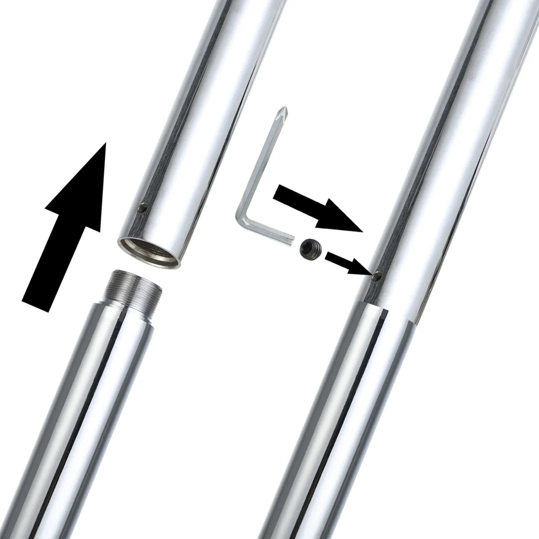 2m Aerial Flying Dance Pole Portable Suspension Fitness Tube Hanging Rotary Silicone Steel Dancing Pole GYM Equipment for Home