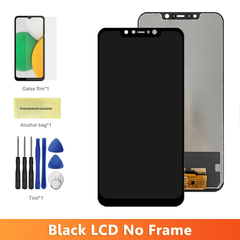 6.18” AMOLED For Xiaomi Poco F1 Screen with Frame, For Xiaomi Pocophone F1 PocoF1 LCD Display Touch Screen Digitizer Replacemen