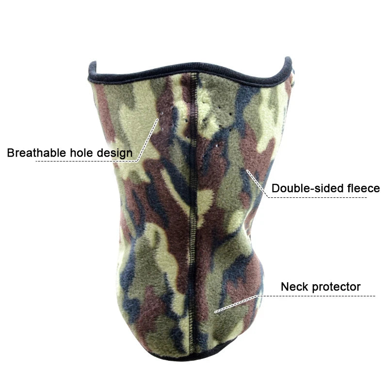 Fleece Face Mask Neck Warmer Winter Windproof Warm Mask Cycling Face Mask Women Men Sport Scarf Ski Hiking Riding Mask Gaiter