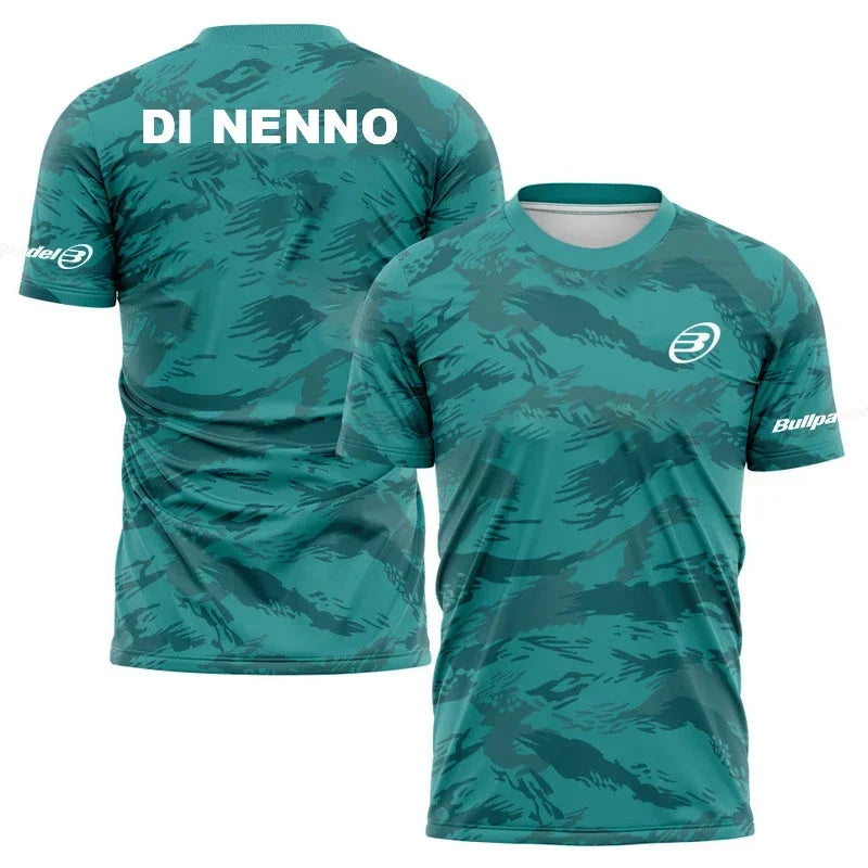 2026 Men's Quick Drying Padel T-Shirt Breathable Tennis Short Sleeve Tops World Padel Fans T Shirts Fitness Running Sportwear