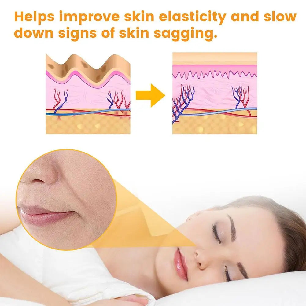 10pcs/box Forehead Wrinkle Patch Lightening Forehead Wrinkle Gel Patch Hydrolyzed Collagen Firming Mask Facial Skincare Stickers