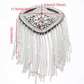 Exquisite Western-Style Performance Costumes Metal Punk-Syle Shoulder Ornaments Epaulets Fringed Epaul for Clothing Accessories