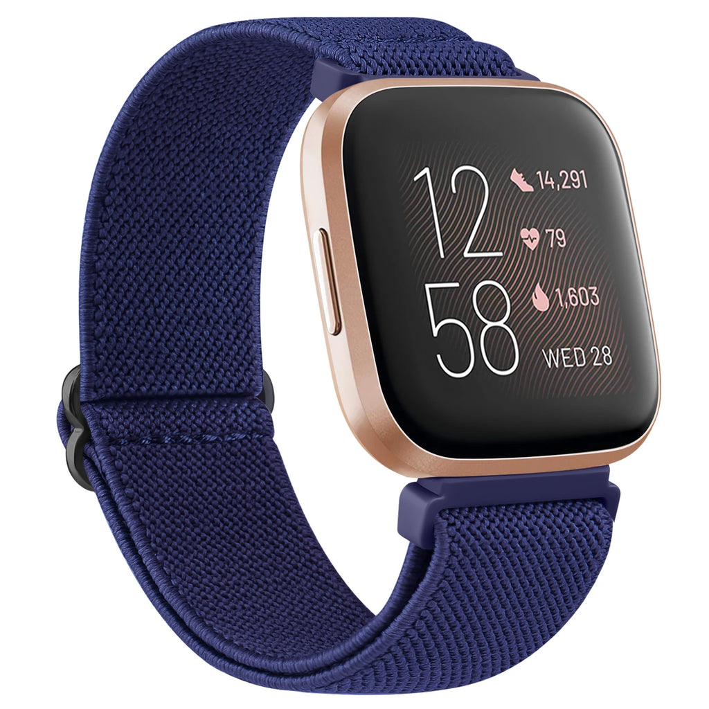 Elastic Woven Loop Strap for Fitbit Versa 1 2 Band Replacment Wristband For Versa Lite Smartwatch Band Sport Correa Bracelet