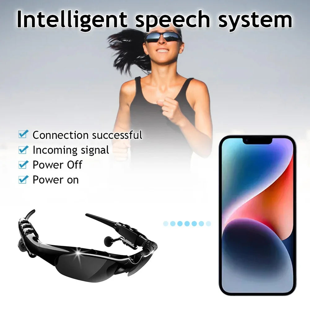 Smart Polarized Sunglasses Bluetooth 5.0 Audio Glasses Outdoor Sports Cycling Surround Sound Headphones Listen To Music Call