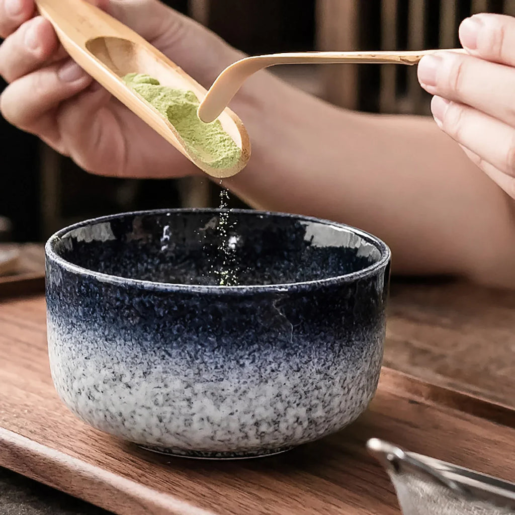 4pcs 6Pcs Handmade Home Easy Clean Matcha Tea Set Tool Stand Kit Bowl Whisk Scoop Gift Ceremony Traditional Japanese Accessories