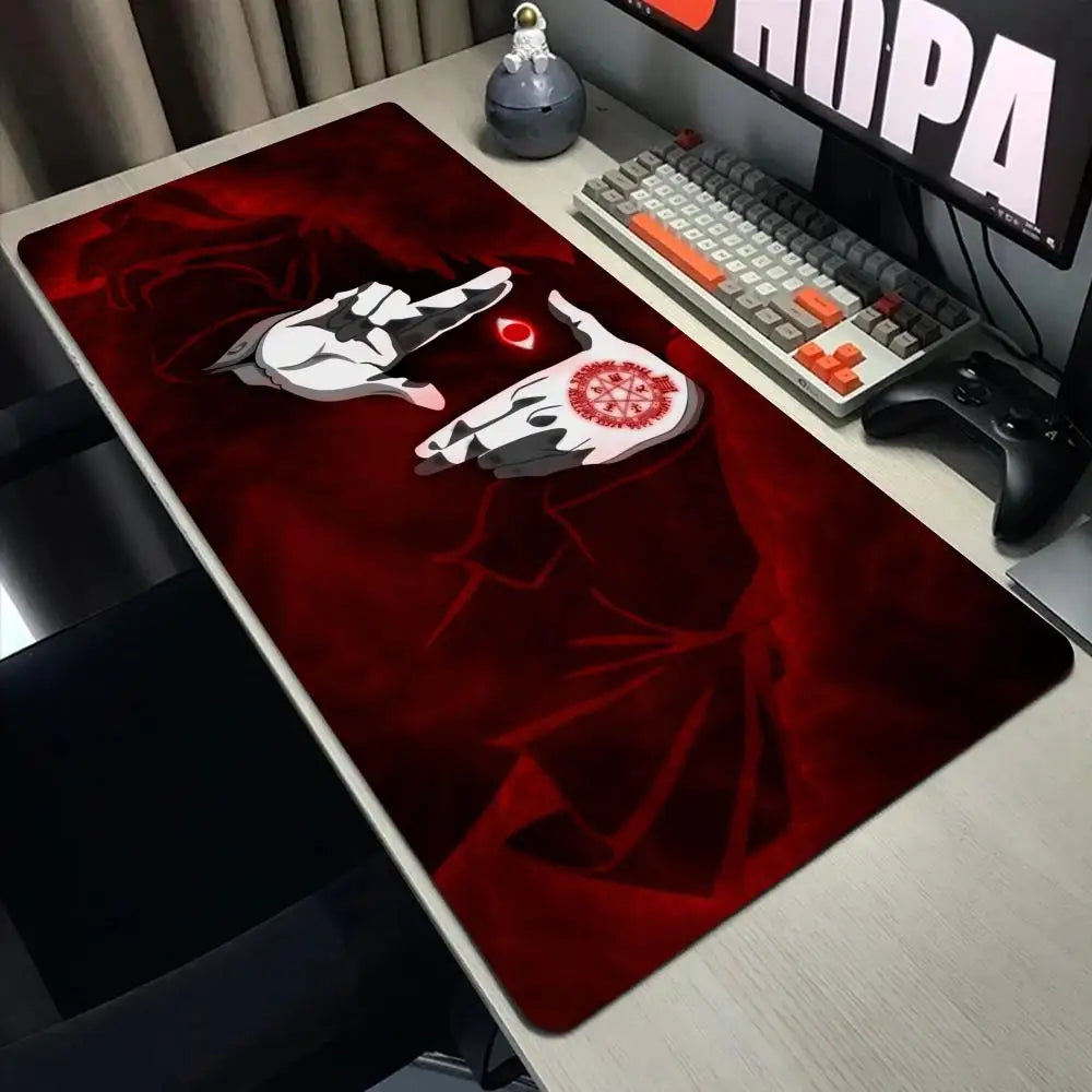 Anime Hellsing Alucard Mouse Pad XXL Gaming Accessories Office Gamer Keyboard Desk Mat Non-Slip Laptop Large rubber Mousepad