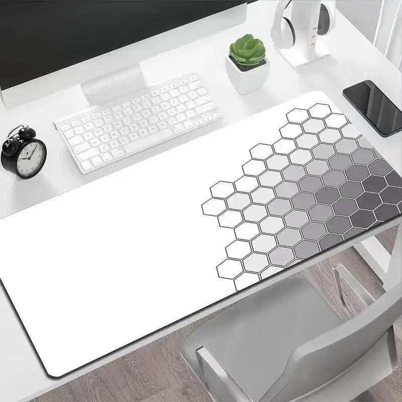 900x400 Geometric Art Large Gaming Mouse Pad Gamer Big Mouse Mat Computer Gaming Locking Edge MousePad Keyboard Desk Mice Pads