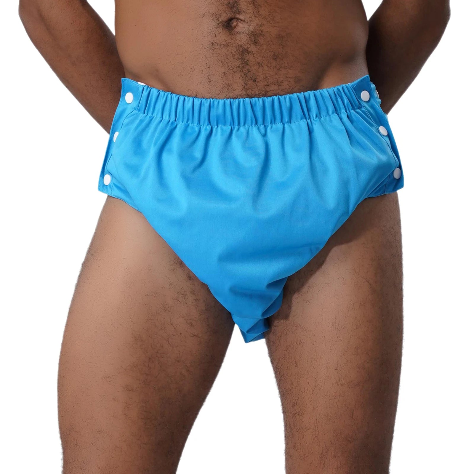 Adults Tear Away Diaper Cover Underwear  Adjustable Waist Leak-proof Reusable Adaptive Underwear for Elders Bedridden Patients