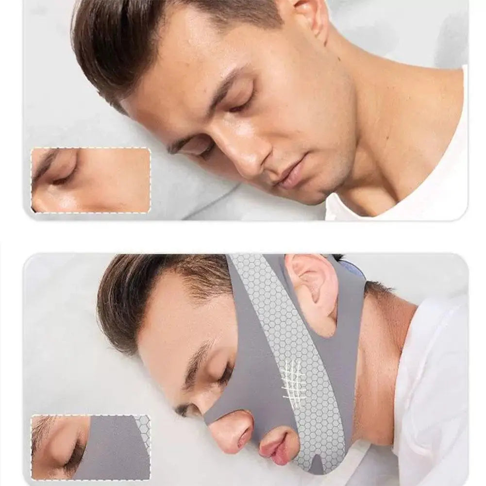 Facial Sculpting Tool For Men Full Face Lifting V-Face Bandage Lifting Improvement Of Nasolabial Folds Double Chin Sleep Mask