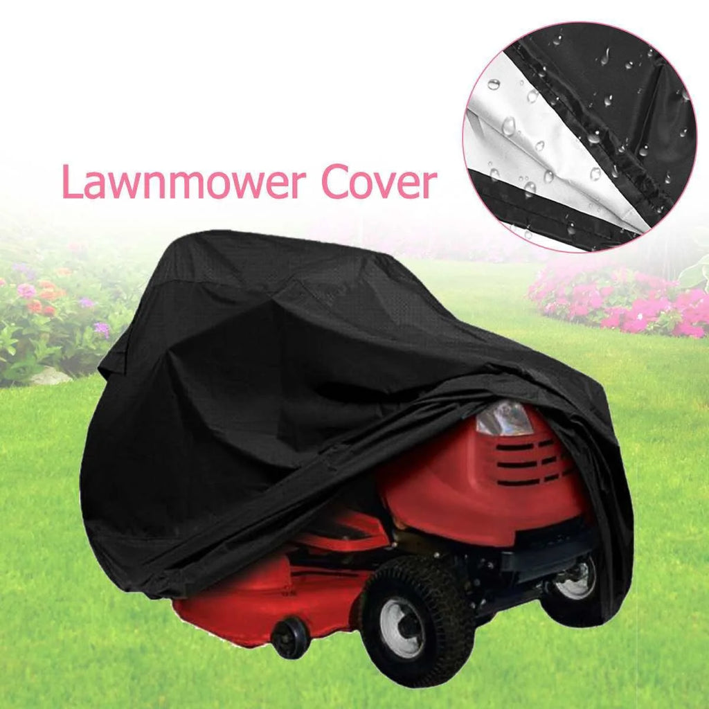 210D Oxford Cloth Lawn Mower Cover UV Protection Snow Blower Dust Cover Outdoor Garden Sunscreen Tractor Protection Covers
