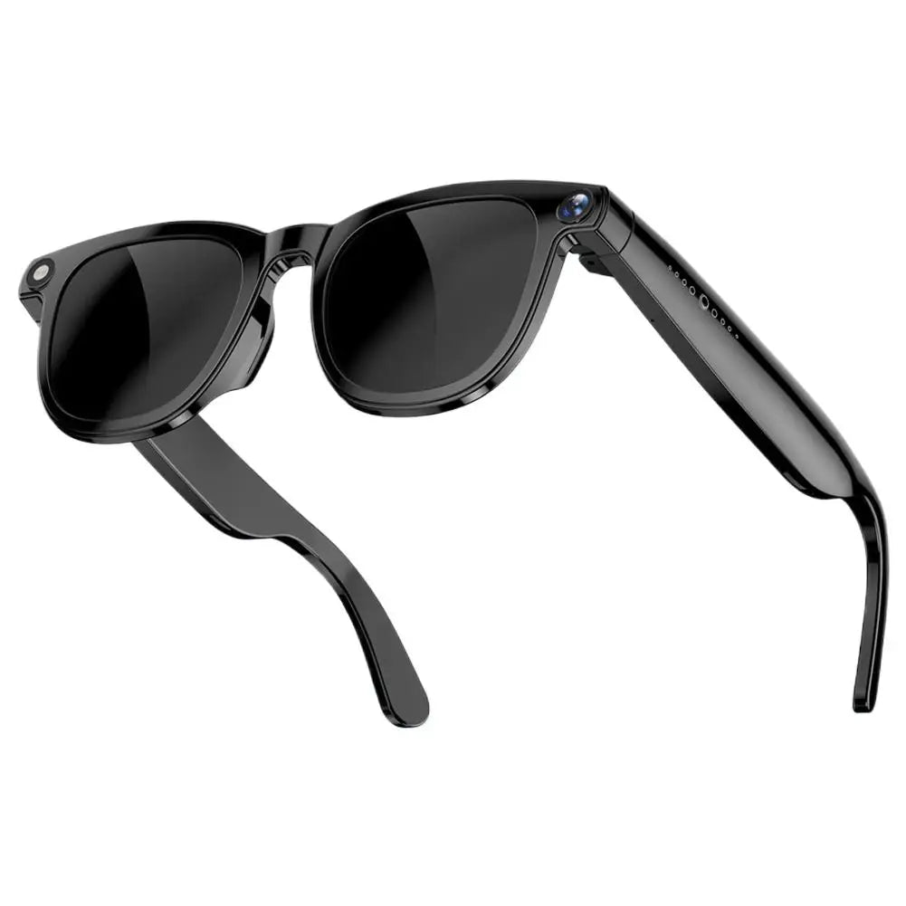 AI Glasses Smart Wearable 12 Megapixel Camera Video For Travel Recording 2K HD Hands Free Photo Capture Carry Gadget Tools