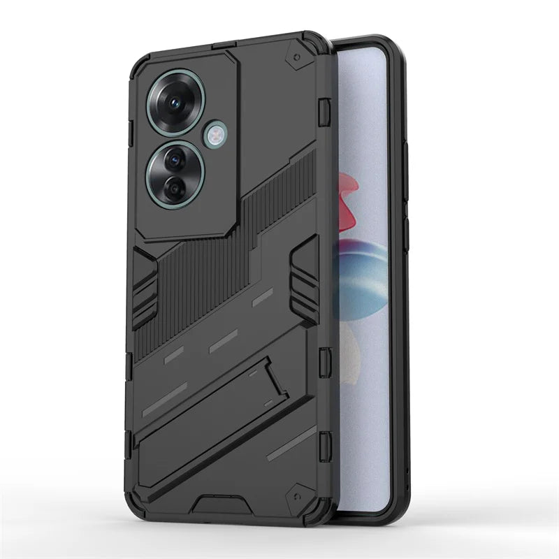 Case For Oppo Reno11 F Cover Magnetic Car Holder Stand Armor Phone Cases For Oppo Reno 11F Reno11F 5G CPH2603 Shockproof Funda