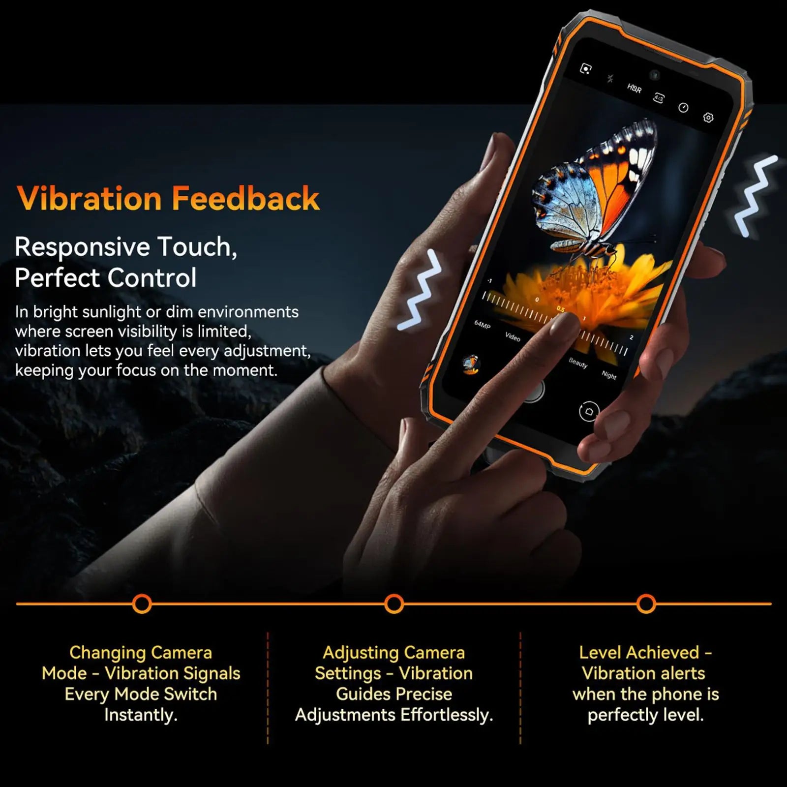 Blackview XPLORE 1 Rugged Phone 16GB+512GB 6.78'' 120Hz 2.4K Display 20MP Night vision Android 15 20000mAh 5G NFC Smartphone