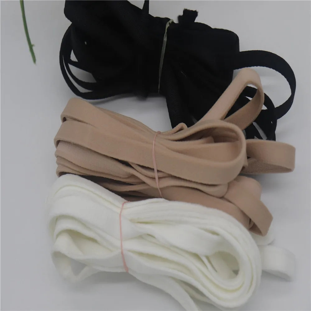 UNDERWIRE REPLACEMENT BRA COVER BAND RIBBON 5 YARDS DIY UNDERWEAR RING BINDING FABRIC BAND