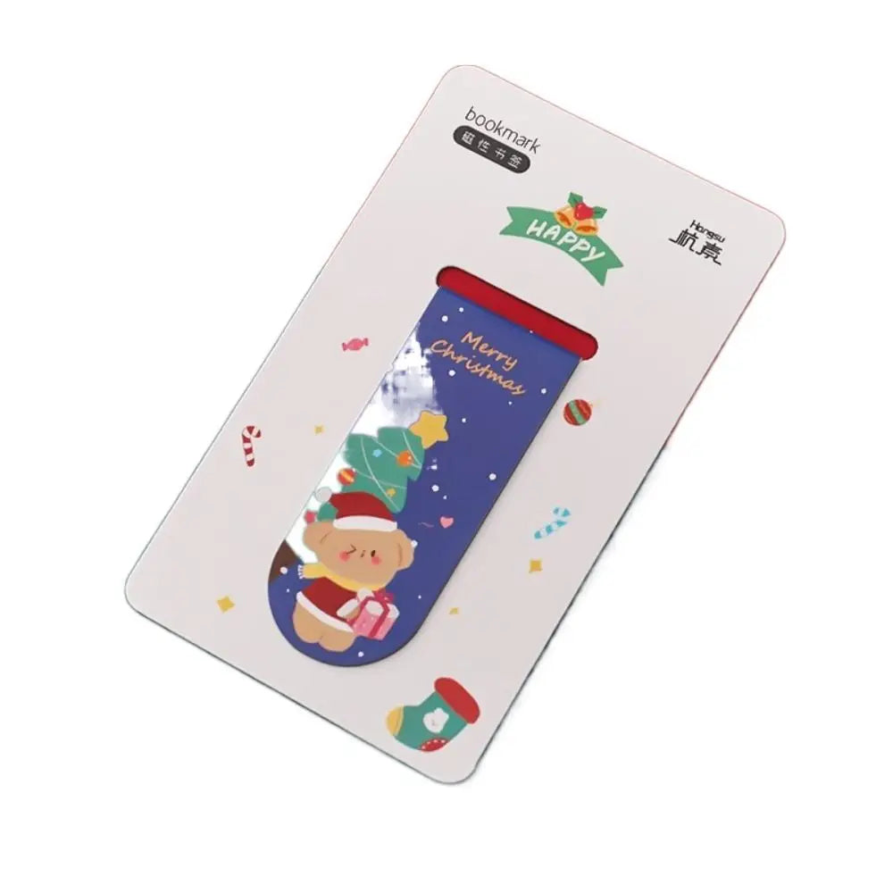 Office Supplies Gifts For Teacher Student Stationery Reading Marker Magnetic Bookmarks Christmas Bookmarks Book Page Folder