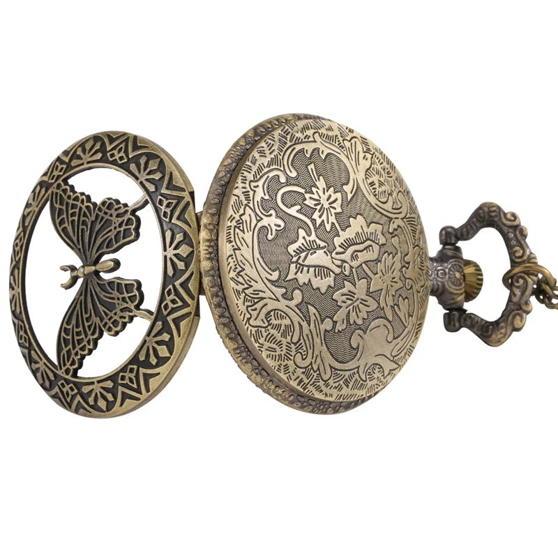 Bronze Butterfly Men's and Women's Quartz Watch Animal Theme Men's and Women's Watch