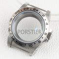 EXP 39mm NH35 Case GMT Bezel Sapphire Glass 316L Stainless steel Waterproof for Explorer Watch Case NH34 NH35 NH36 movement
