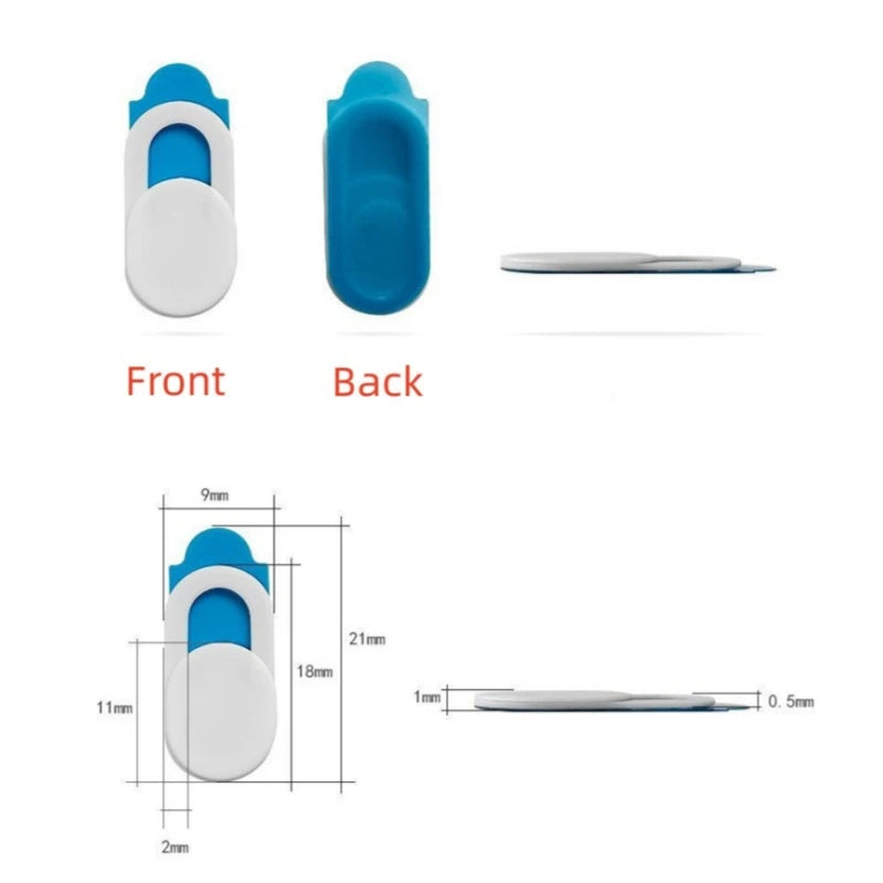 5/10/20Pcs Universal Webcam Protective Cover Antispy Slider Camera Protector for iPad Laptop Macbook Phones Lens Privacy Sticker