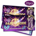 Purple Party Invitation Invitation, Birthday Party Decoration, KPOP Theme Party Invitation