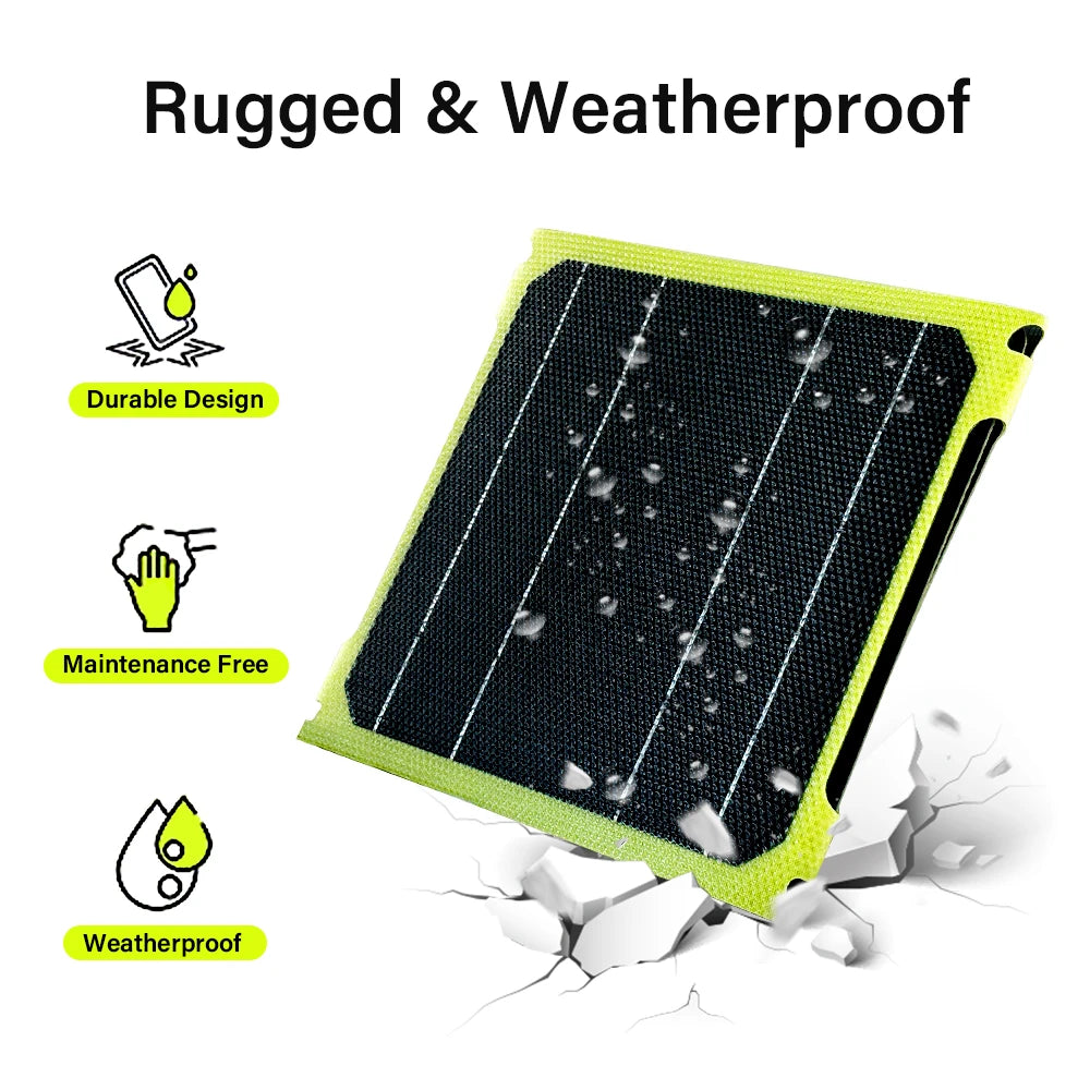 2000W ETFE portable solar charger Foldable Photovoltaic panel outdoor solar panels For iphone power bank station usb A C DC 12V