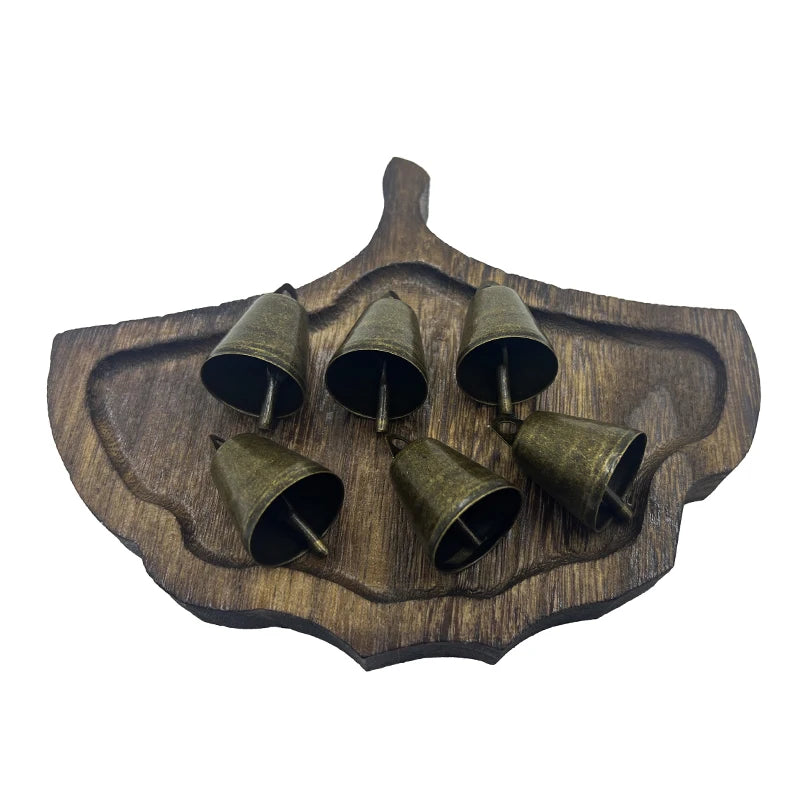 Festival Party - A pack of 20 antique bronze cast iron bells with loud and clear sound. Suitable for Christmas, Halloween, Easte