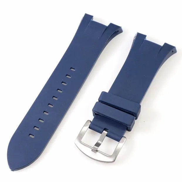 Durable Silicone Watchbands for Armani Ax1802/Ax1050/Ax1803 Series with Concave Interface 31*14mm Watch Strap