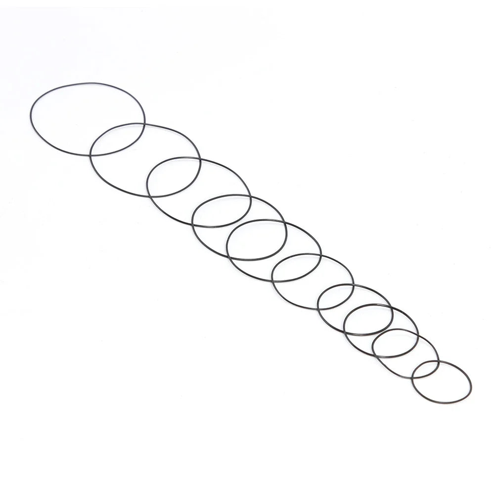 200pcs Waterproof 0.5mm/0.6mm/0.7mm O-Ring Watch Back Seal Cover Mini Rubber Washer O-Ring Watch Gaskets Watch Repair Tools