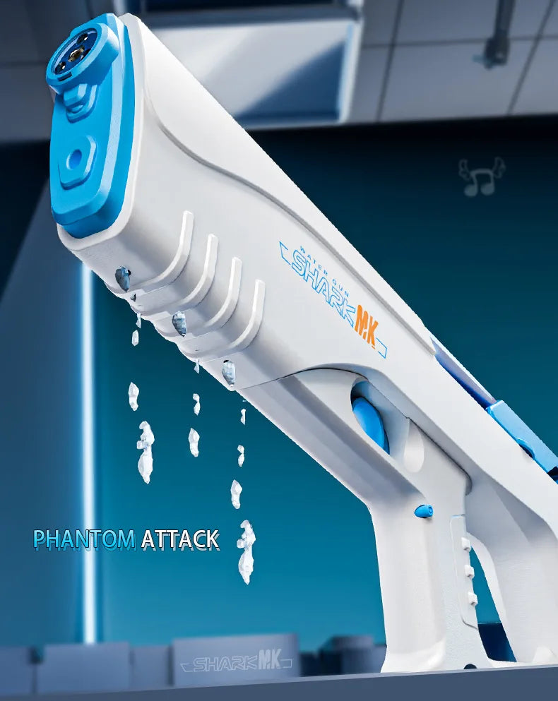 Summer High Pressure Electric Water Gun, Automatic Water For Outdoor Pool, Multiple People Fighting Games Water Toys