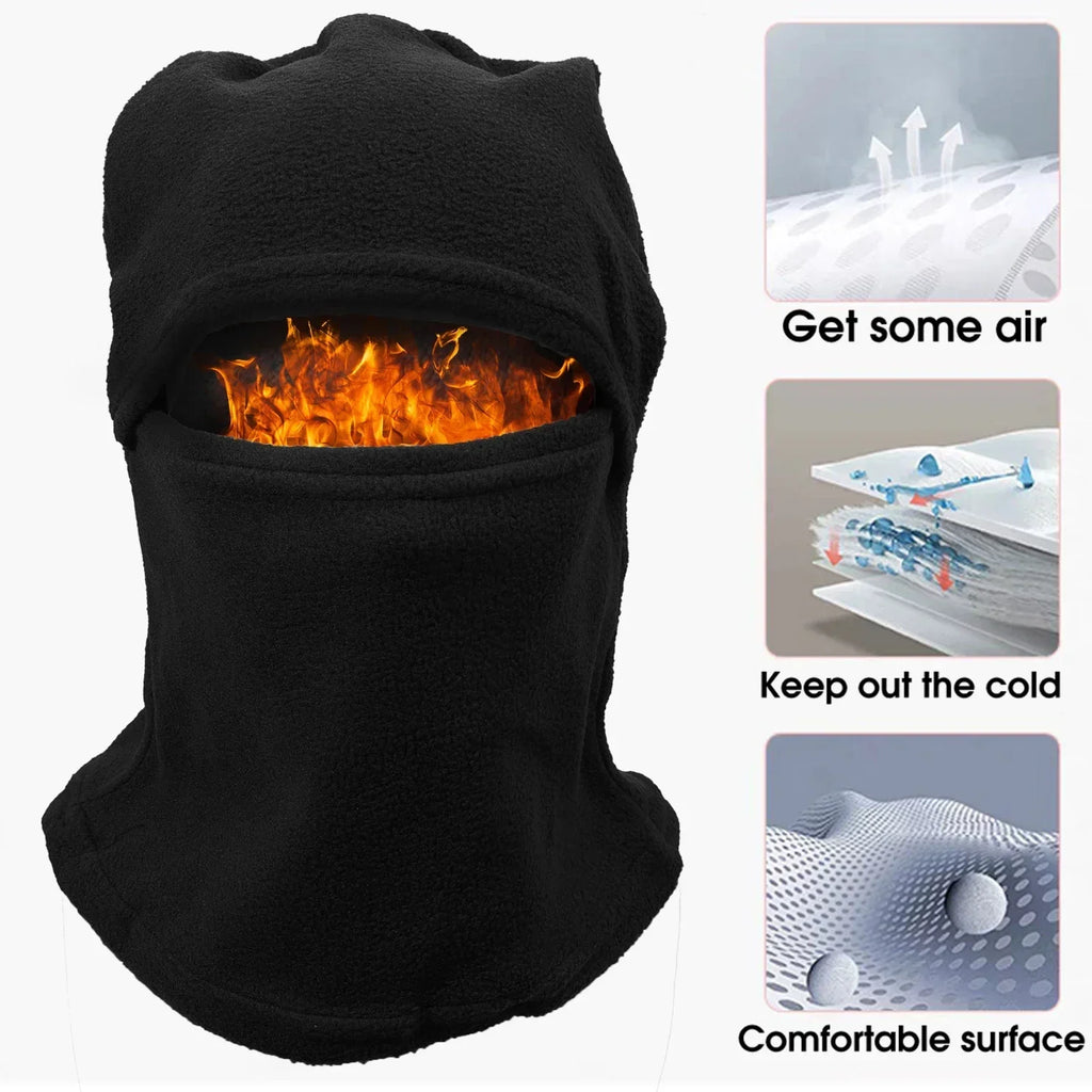Winter Warm Balaclava Cap Outdoor Keep Warm Windproof Full Face Mask Bicycle Motorcycle Helmet Inner Cap Men Women Cycling Mask