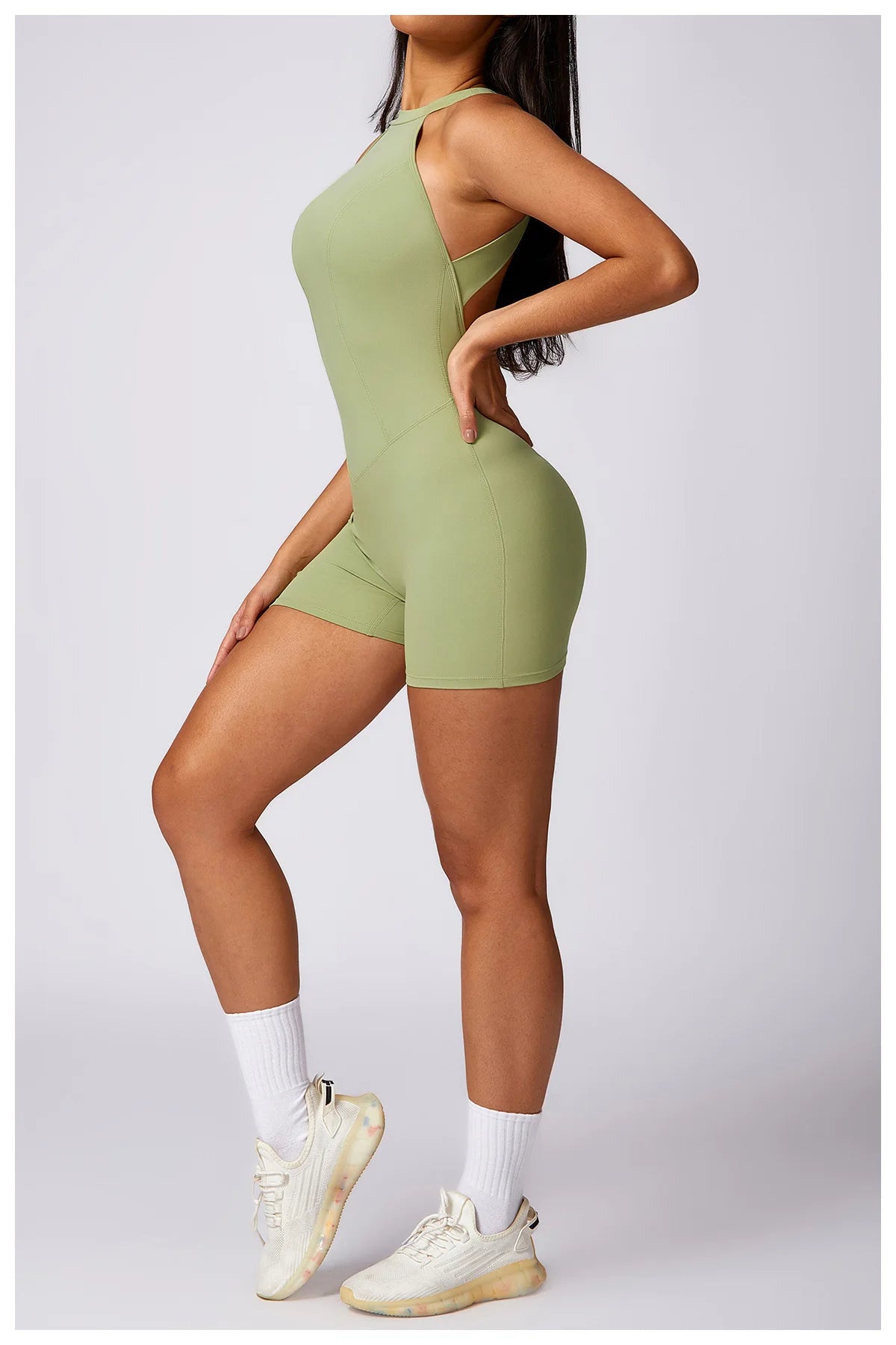 Women's 2024 New INS Network Red Same Hip Lift Back Outdoor Running Tight Exercise Quick Dry Yoga  Fitness Jumpsuit