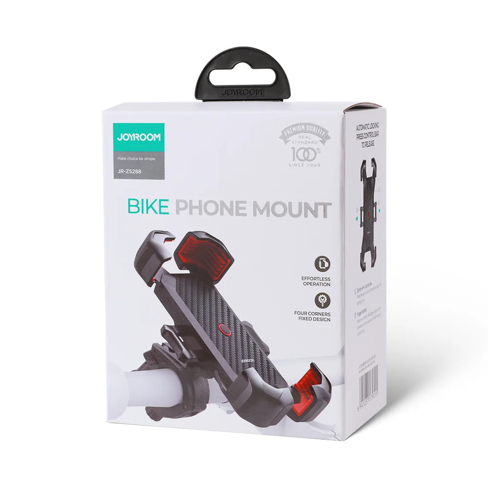 Joyroom Phone Holder Bike 360° View Universal Bicycle Phone Holder for 4.7-7 Inch Mobile Phone Stand Shockproof Bracket GPS Cli