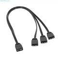 5V 3 Pin ARGB Splitter Cable 3Pin Addressable RGB Splitter Extension Connect and Extend Your Addressable LED Strips Fans