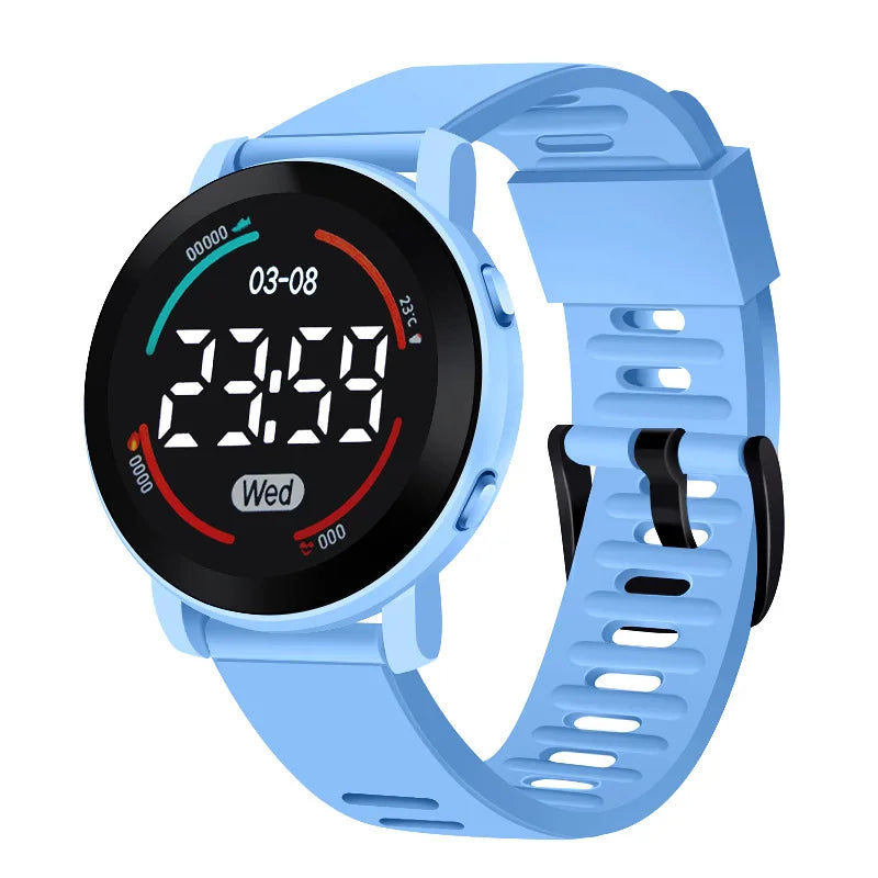 LED Digital Kids Watches Luminous Waterproof Sport Children Watch Silicone Strap Electronic Wrist Watch For Boys Gril reloj niño