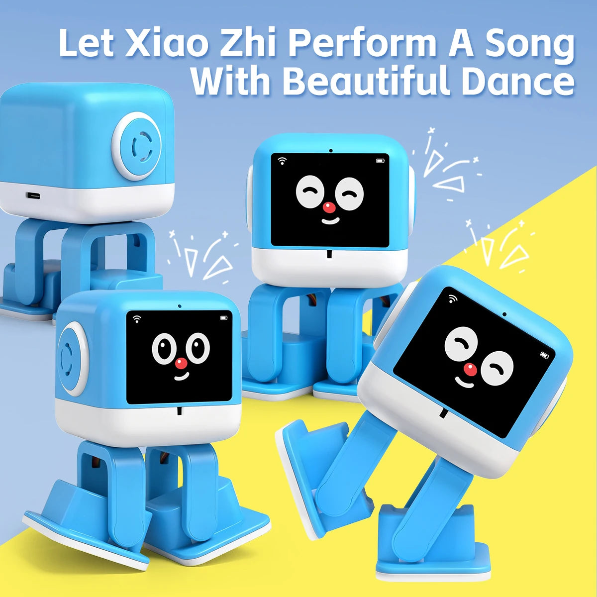Smart AI Robot WiFi Early Education Toys for Children Speech Recognition & Voice Interactive Educational Learning Machine
