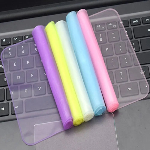 1Pc Universal Keyboard Cover For 12"-17" Laptop Notebook Silicone Protector Skin Laptop Dust Universal Film