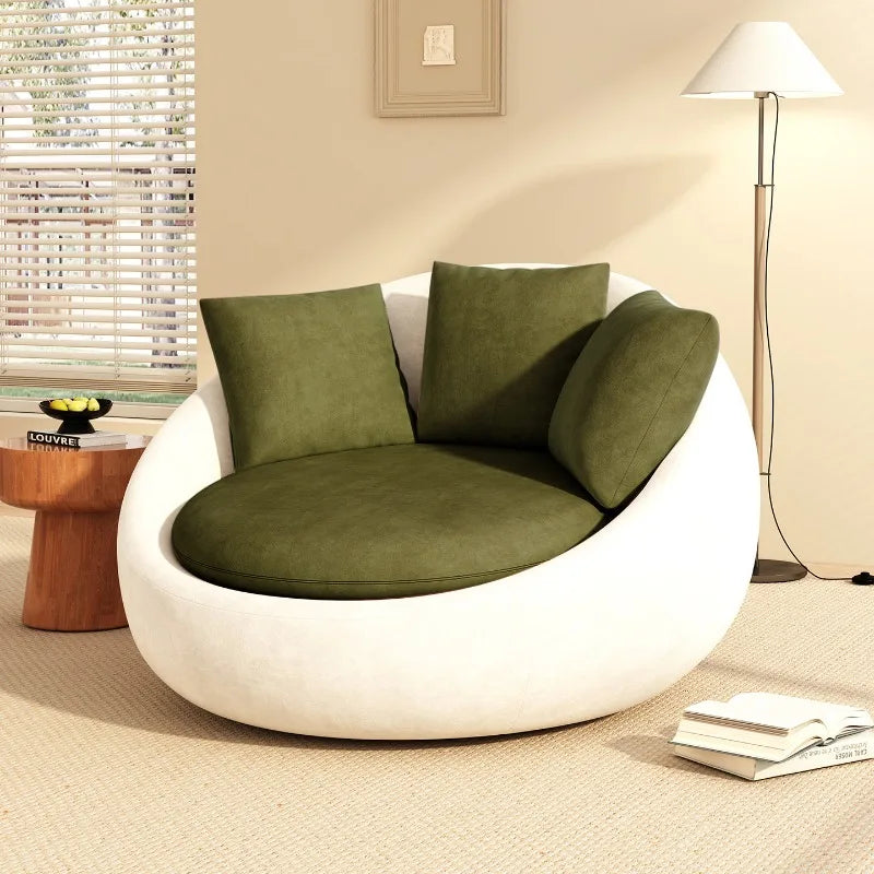Gaming Puffs Living Room Sofas Pouf Velvet Modern Children Living Room Sofas Individual Curved Tumbonas Playa Trendy Furniture