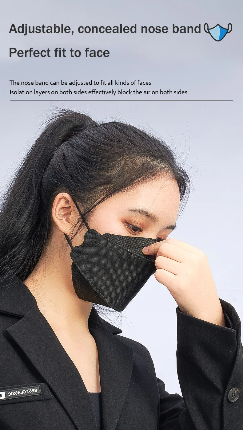ffp2 masks kn95 face mask mascarillas faciales black gesichts maske fpp2 approved mask spain mascara fish mascherine 10/50/100pc