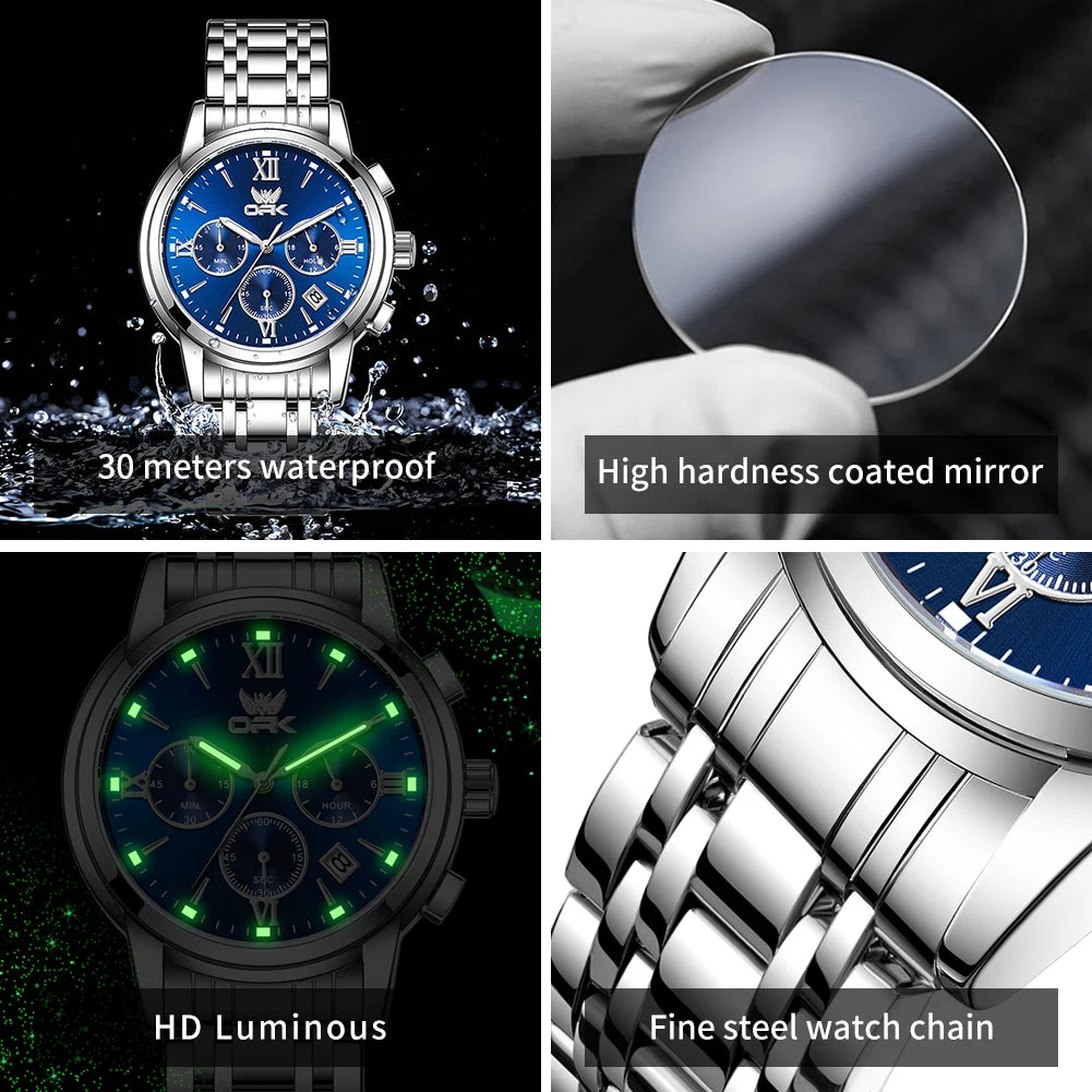 OPK 6047 Multifunctional chronograph with calendar quartz watch