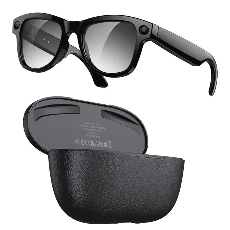 ABGI-AI Smart Glasses With 8MP Camera Video Recording AI Photo Recognition Bluetooth Call Voice Translation Functionality Sungla
