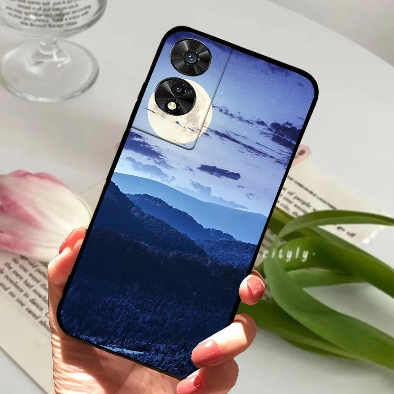 For TCL 505 Case TCL 50 SE / 50 5G Silicone Shockproof Soft Phone Cover for TCL 505 Case Funda Cute TPU Coque Protective Shell
