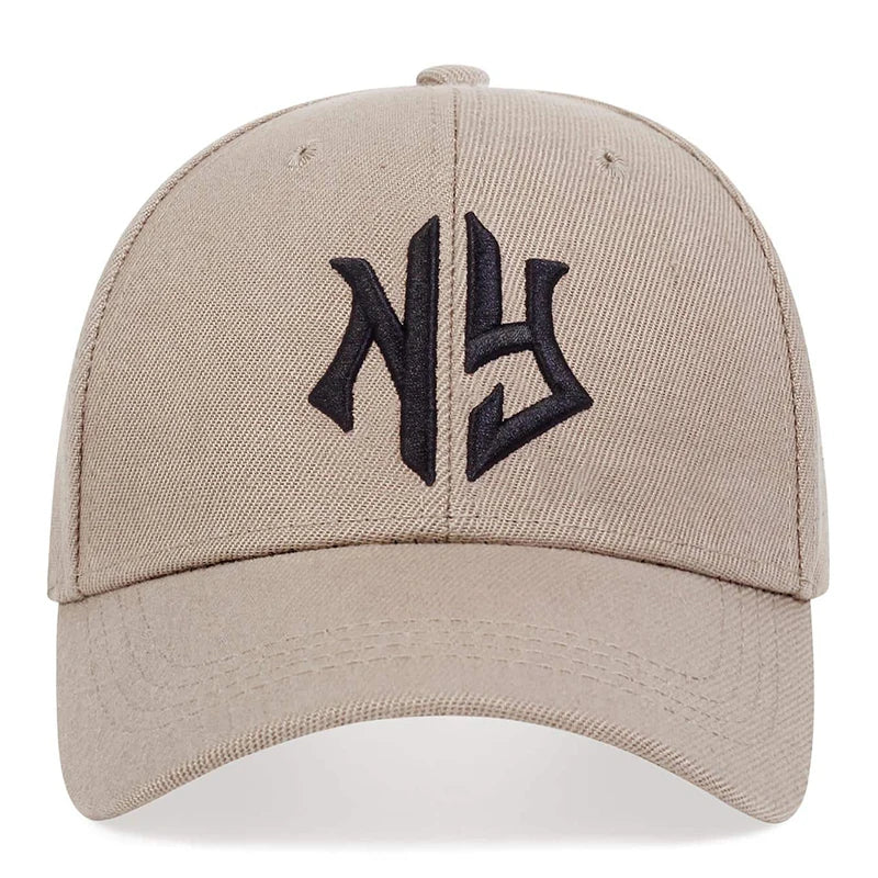 Unisex Letter NG Embroidery Side NYC NEW WORK Baseball Caps Spring and Autumn Outdoor Adjustable Casual Hats Sunscreen Hat