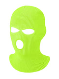 3 Hole Winter Knitted Mask for Warmth Balaclava Hat Suitable for Outdoor Sports Skiing Cycling Full Face Mask