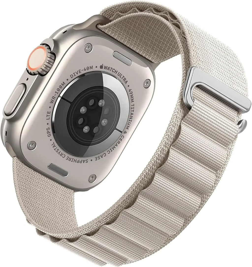 Alpine Loop Strap For Apple Watch Ultra 3 2 1 Band 49mm 11 10 9 8 7 45mm 41mm 42mm 46mm Nylon Bracelet iWatch 6 5 4 3 SE3 2 Belt