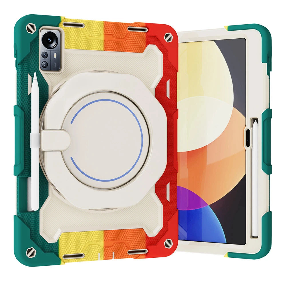 For Xiaomi Redmi Pad 2 11 2025 SE Mini 8.7 Pro 12.1 SE 11 10.61 Xiaomi MiPad 7 11.2 5 6 Pro 12.4 inch 360 Rotating Armor Case